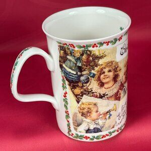 Roy Kirkham UK colorful bone china Christmas Time coffee mug